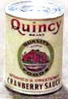 Dollhouse Miniature Quincy Cranberry Sauce (1Lb Can)